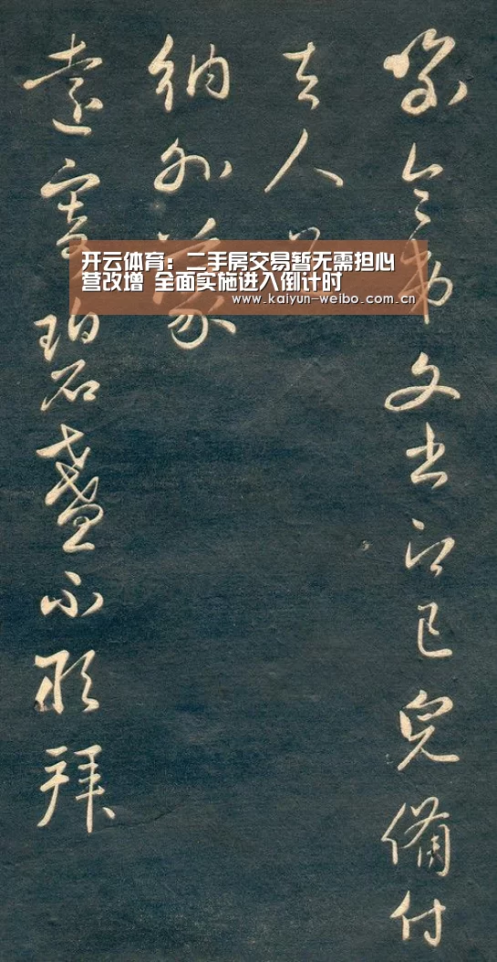 开云体育:二手房交易暂无需担心营改增 全面实施进入倒计时(图1) 开云体育